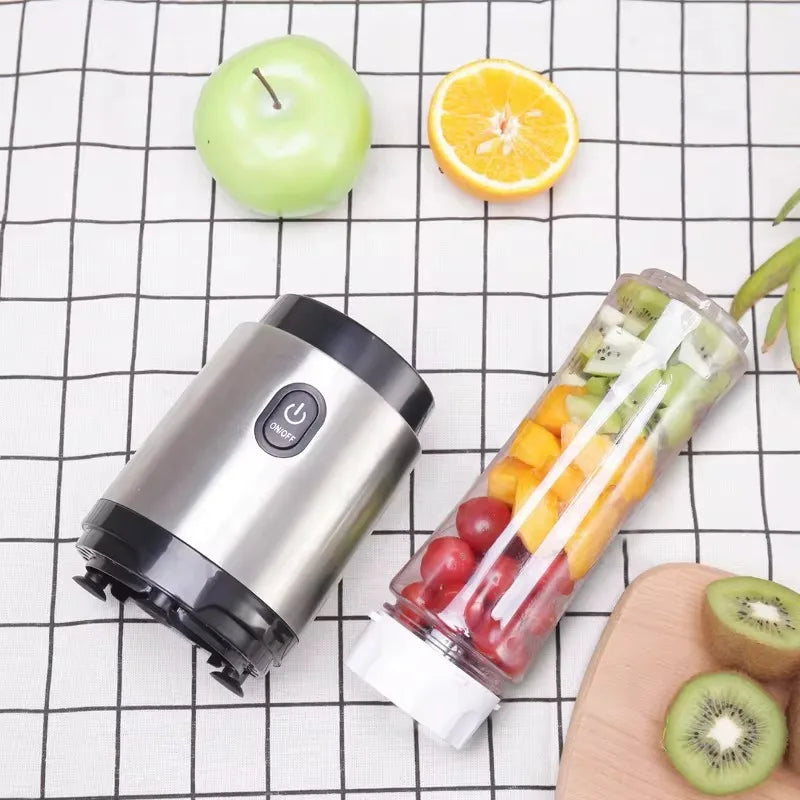 Compact personal blender on kitchen counter
