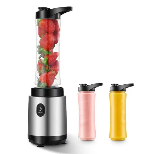 Personal blender with cup detached