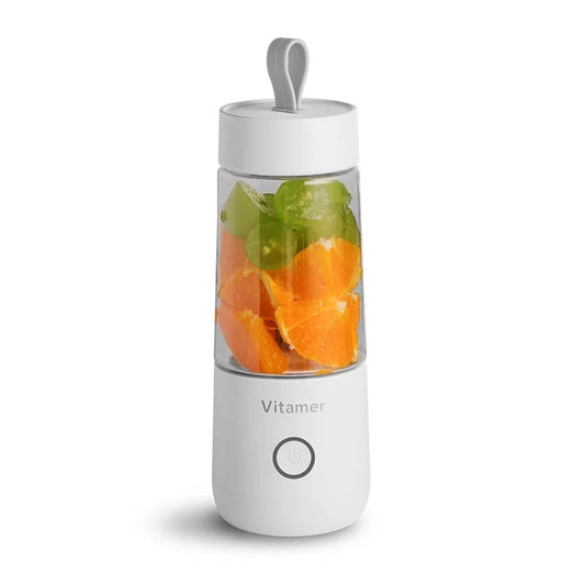 Portable USB rechargeable blender bottle